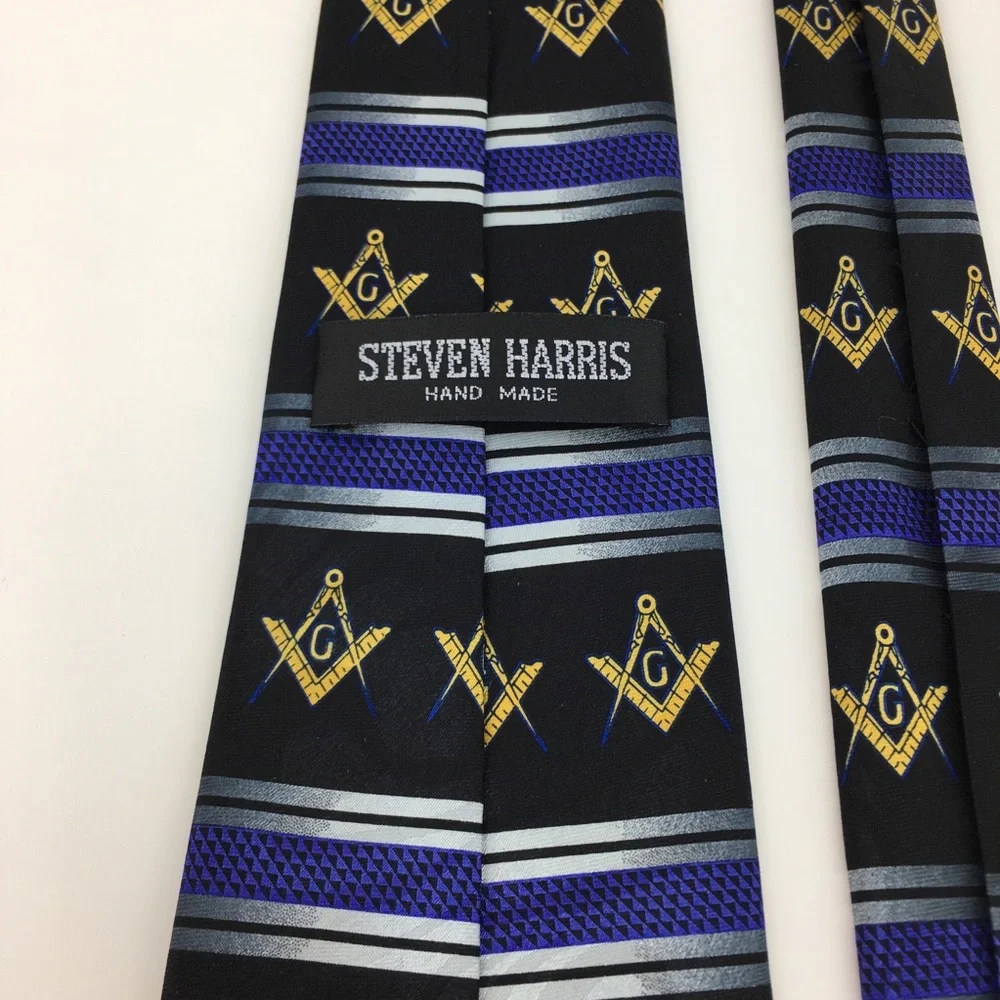 Steven‎ Harris Handmade George Mason Masonic Tie